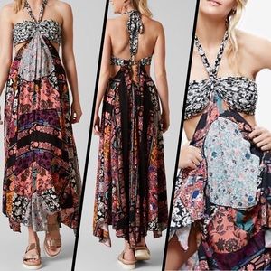 Free People Multicolor Floral Maxi Dress